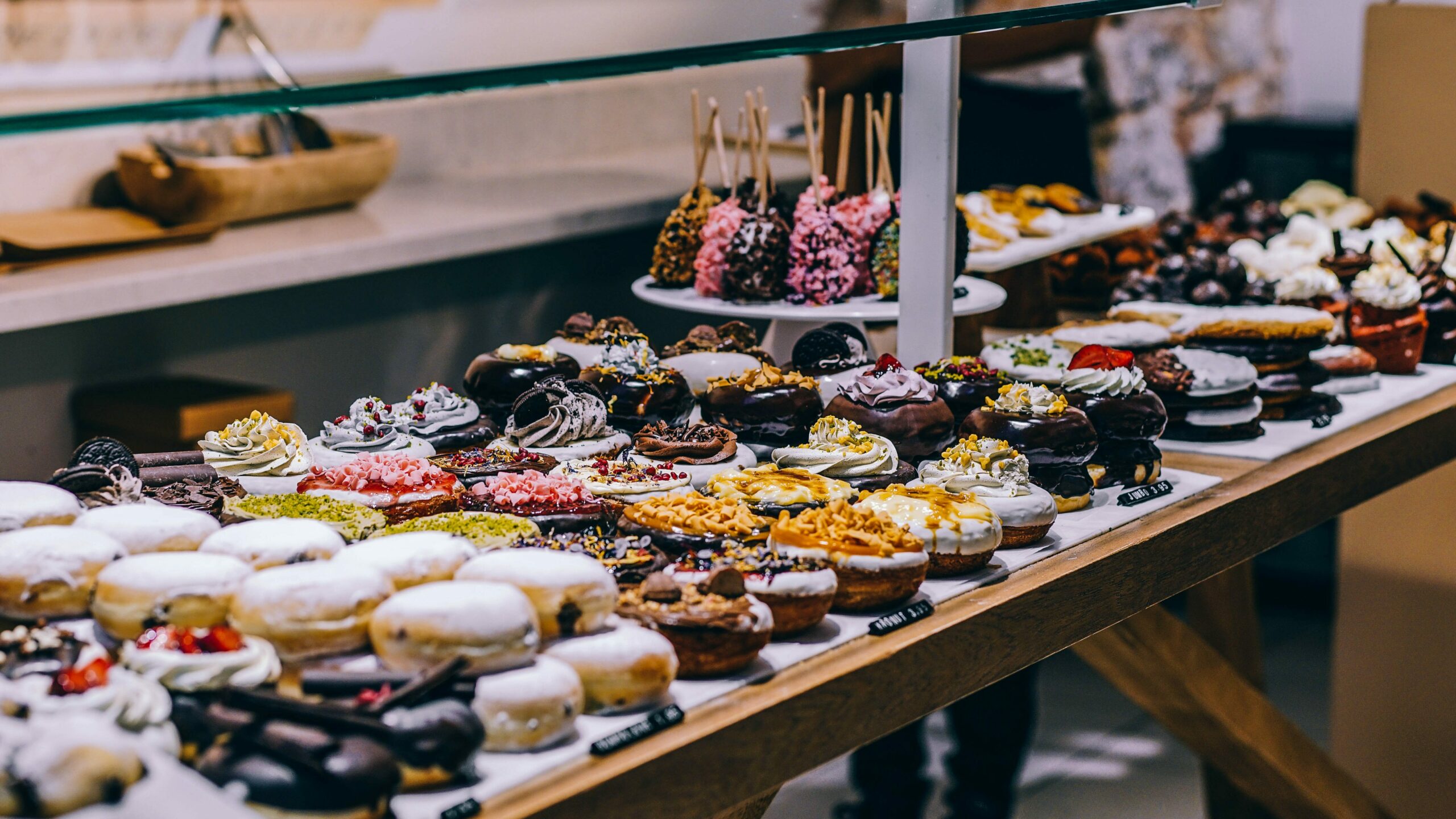 Doces confeitados