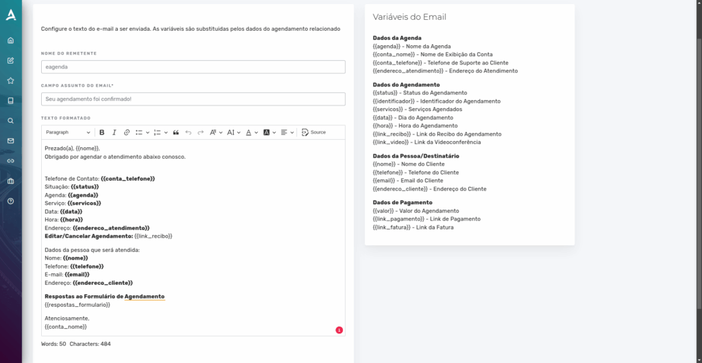 Customize Template
