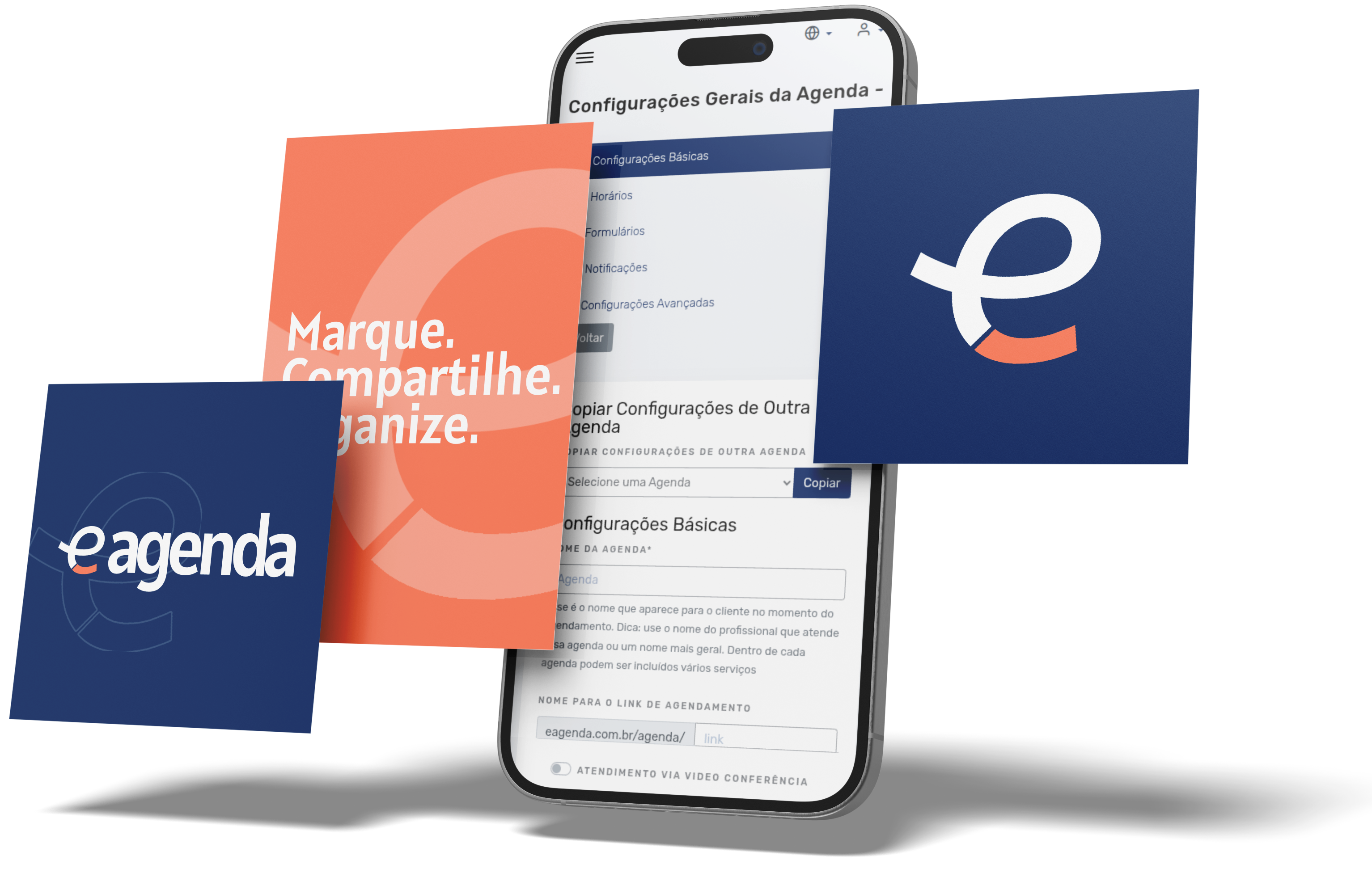 eAgenda platform mockup